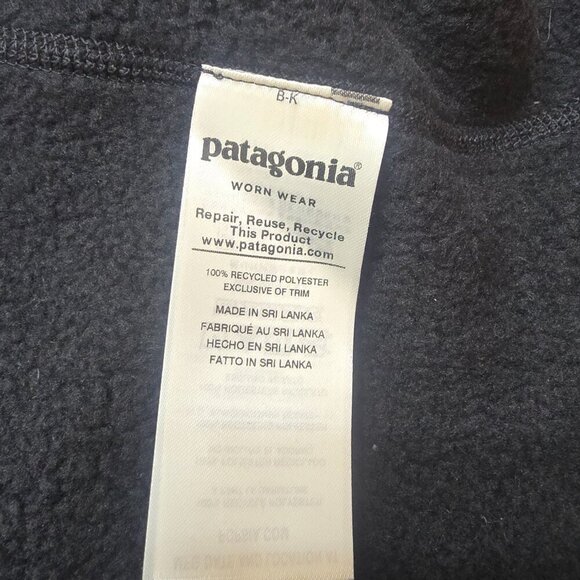 Patagonia Women's Better Sweater Vest -  Black Raise the Game Monumental - NWT - Picture 8 of 10